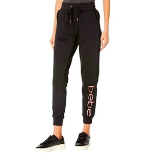 NWT 3X Bebe Black Jogger Pants